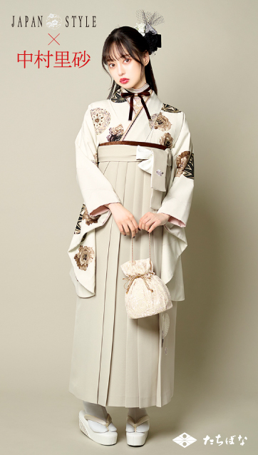 JAPAN STYLE×中村里砂の卒業式袴レンタル｜卒業式の袴ご紹介 22JN-3