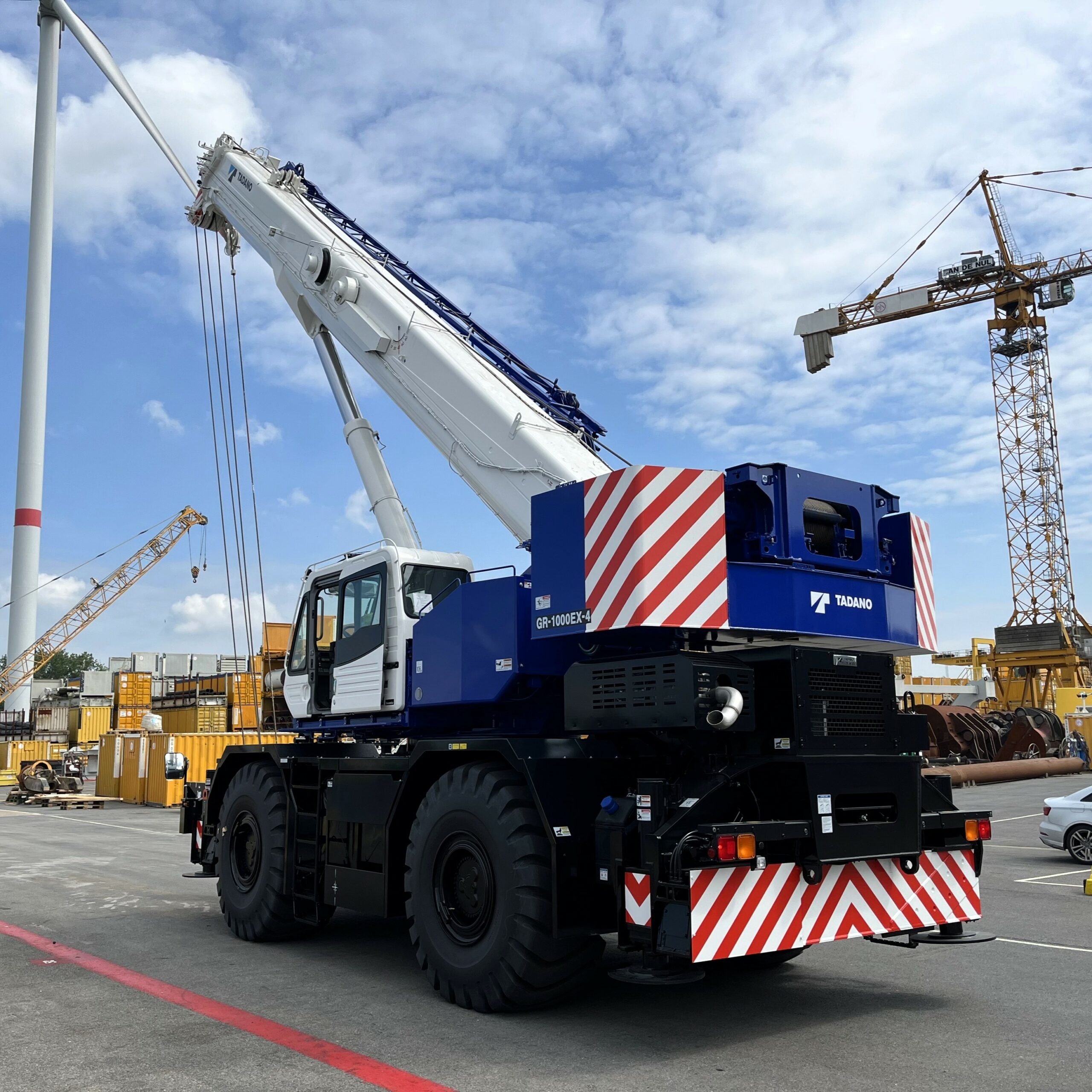 Two Tadano GR-1000EX-4 cranes for Jan de Nul - Europe