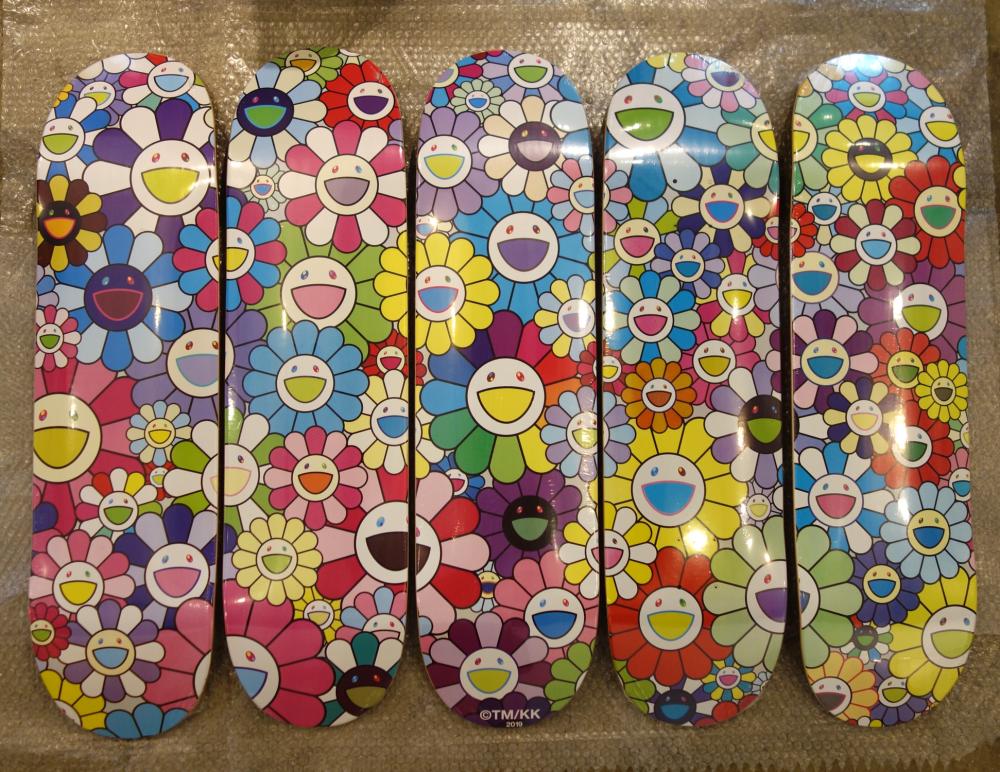 Flower Skateboard Deck Set (5点セット)Flower Skateboard Deck Set