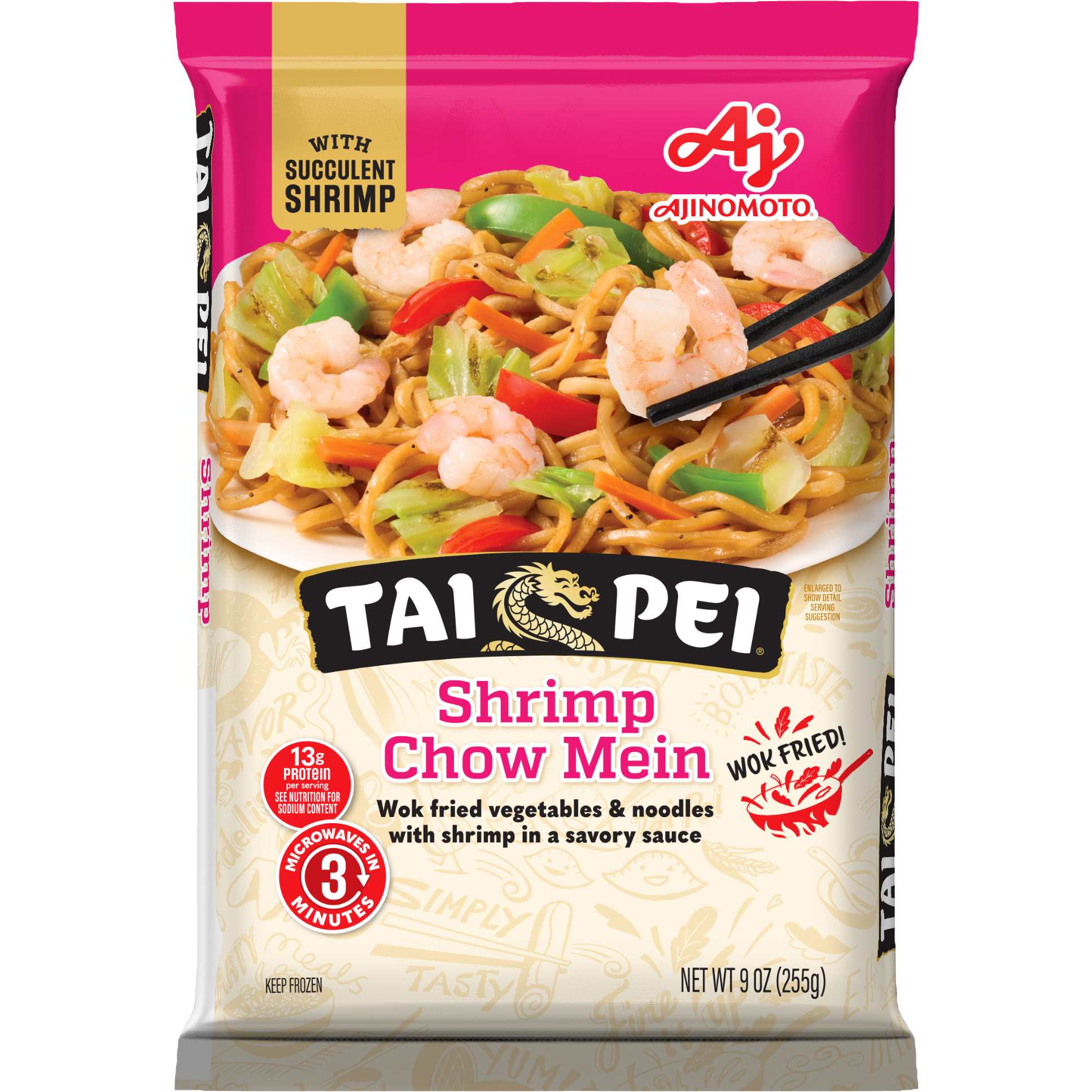 Shrimp Chow Mein, 9 oz - Tai Pei