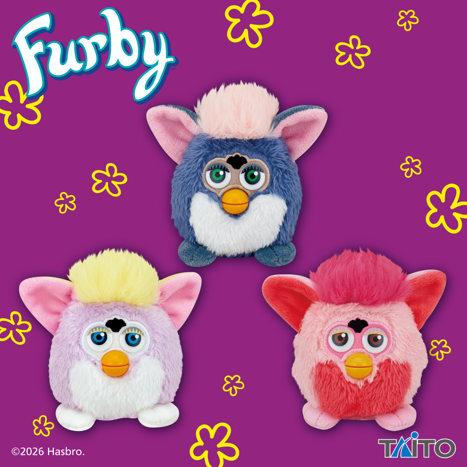 ファービー レトロファービー ぬいぐるみマスコット スプリング