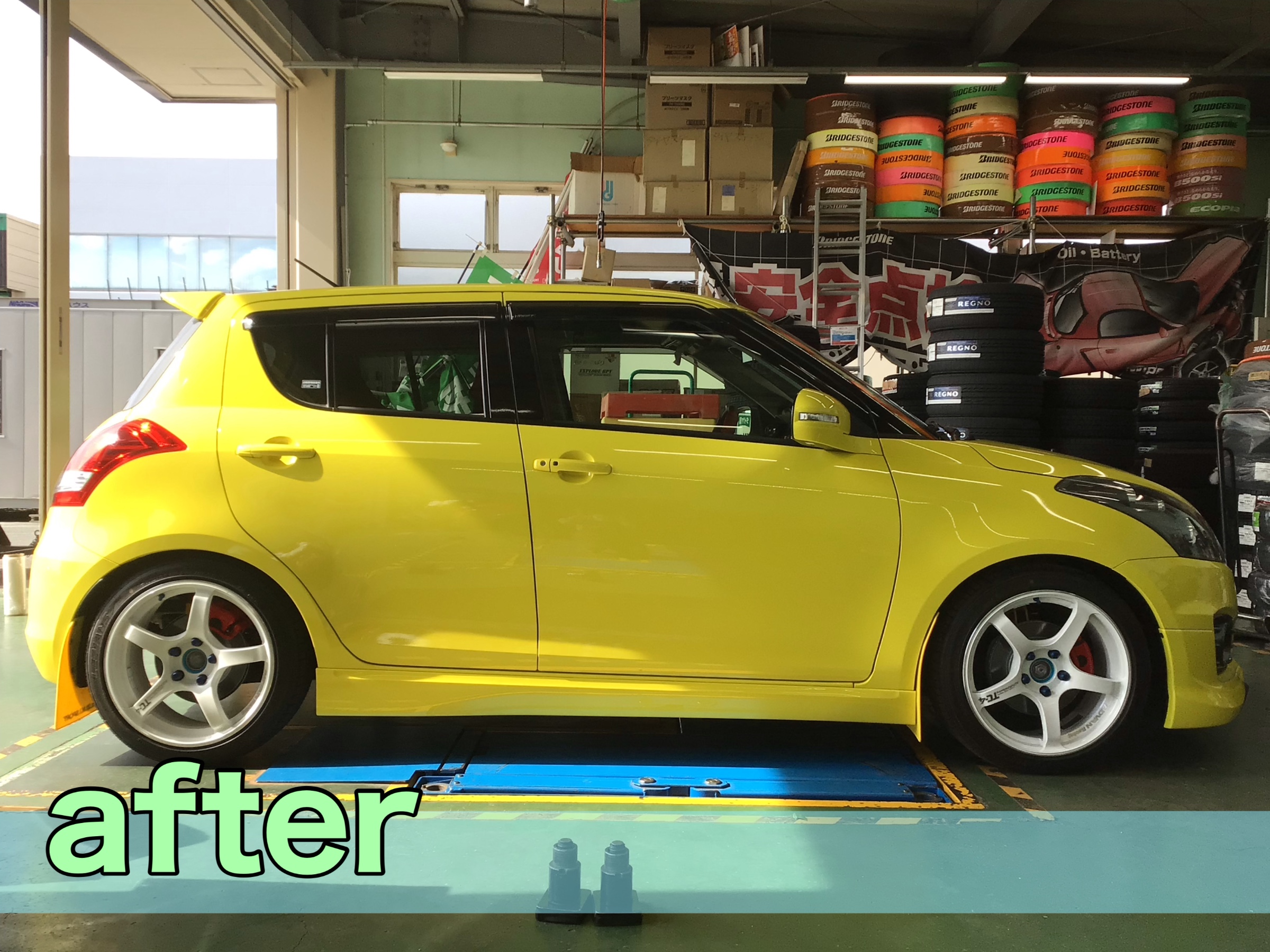 スイフト ZC32S カヤバ ローファースポーツプラスお取付け】 | 店舗お