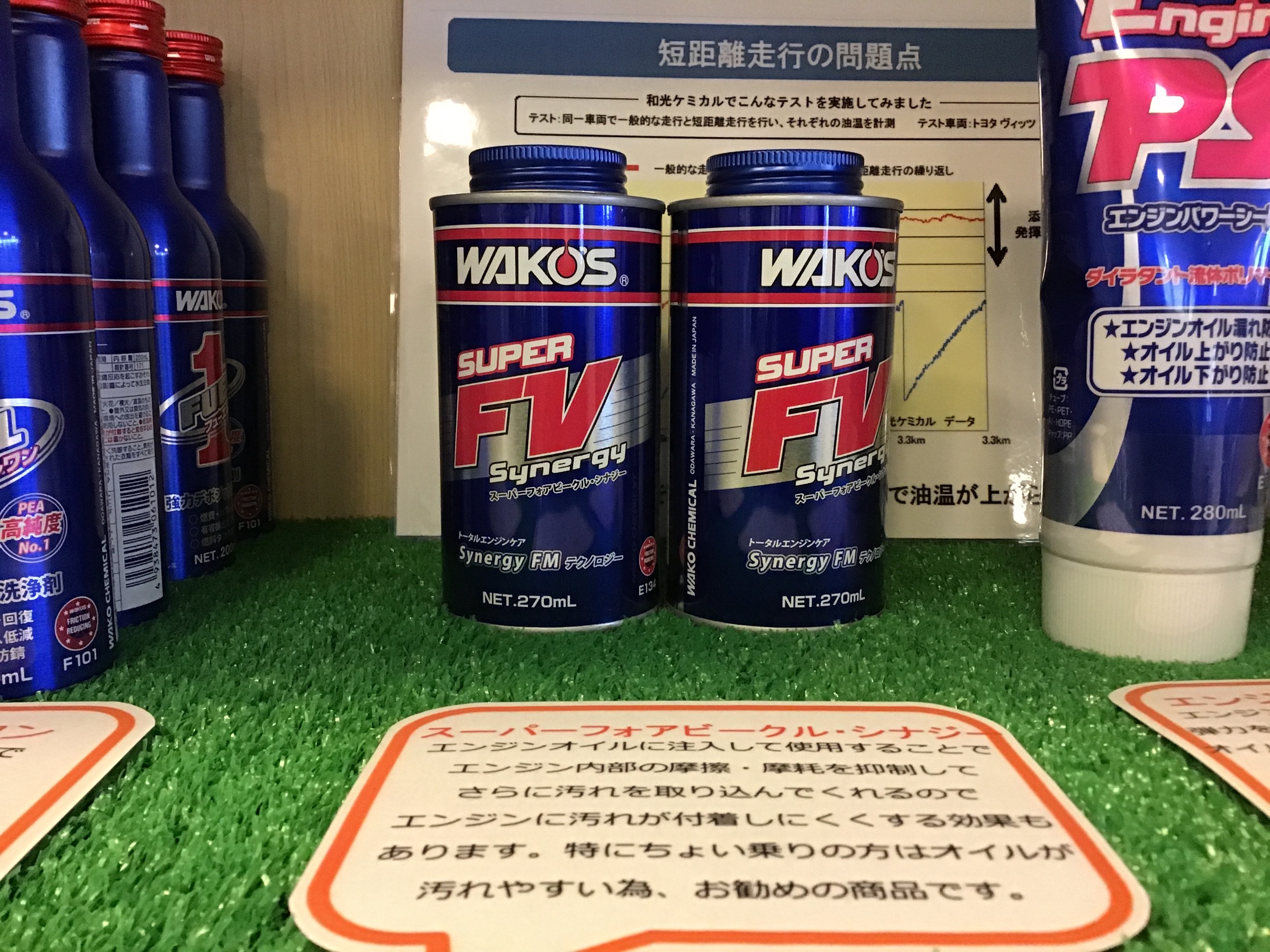 ワコーズ スーパーフォアビークルシナジーを投入 | 店舗おススメ情報