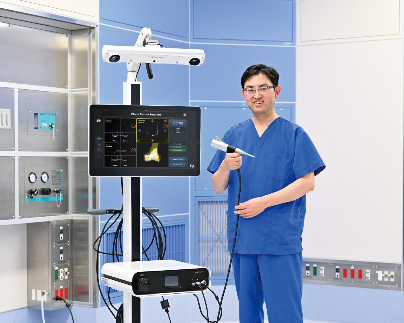 人工関節手術支援ロボット CORIと変形性膝関節症 | 広報誌「高松日赤だ