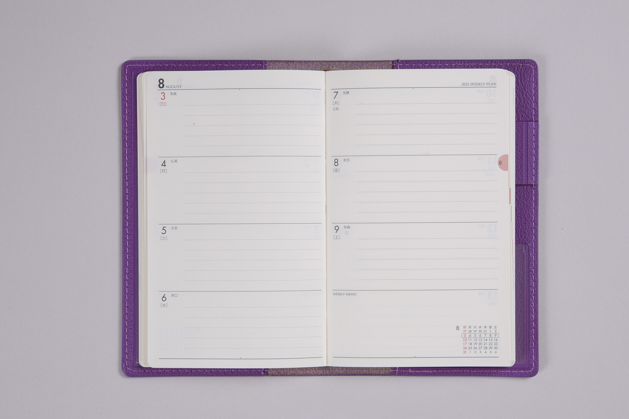 No.848] T'beau （ティーズビュー） 日曜始まり 2【グレープ】