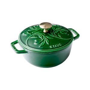 STAUB ストウブ 両手鍋 22CM バジルグリーン 鋳鉄 楽天市場】 ブランド