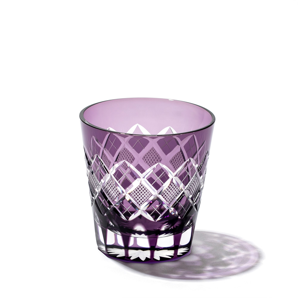 江戸切子 矢来魚子紋 天開オールドグラス | 商品詳細 | 高島屋