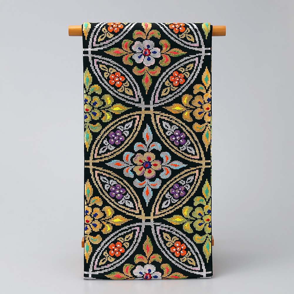 袋帯（王朝七宝文）黒 | 商品詳細 | 高島屋オンラインストア