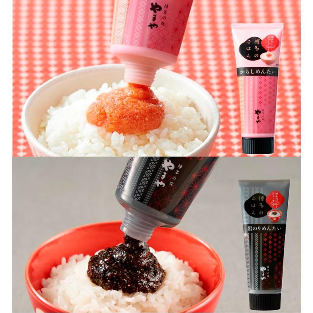 チューブめんたいセット（辛子明太子・岩のり明太） | 商品詳細