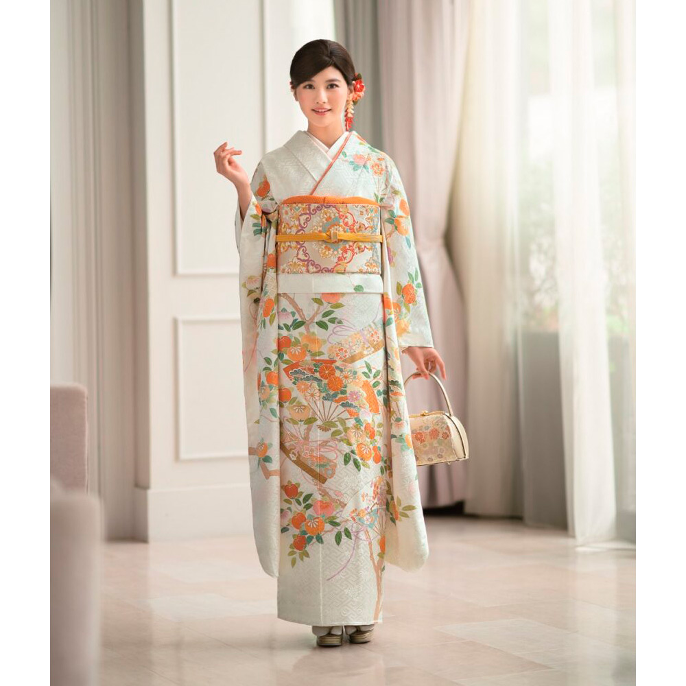 振袖（未仕立品）「枝橘に扇文箱」 | 商品詳細 | 高島屋オンラインストア