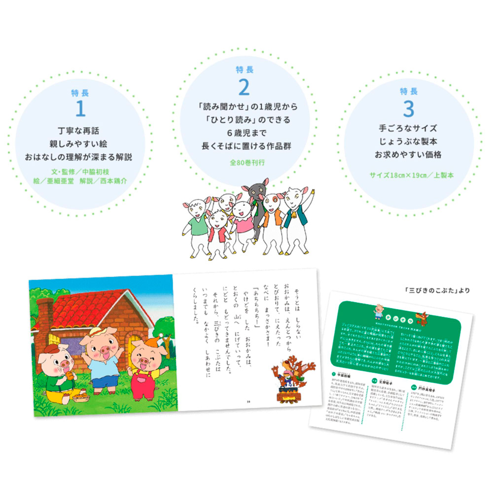 はじめての世界名作えほん あかいえほんのおうち40巻セット | 商品詳細