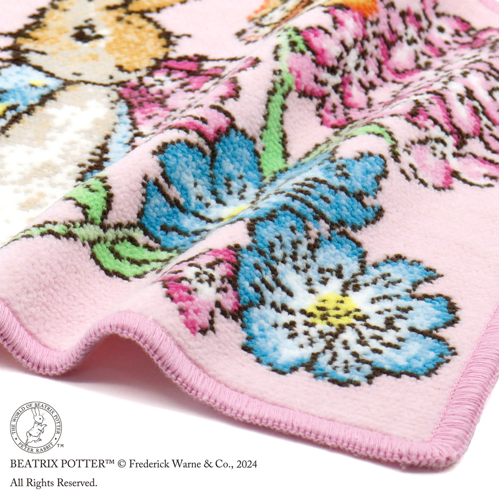 お花と蝶々 シェニール織タオルハンカチ ピンク | 商品詳細 | 高島屋