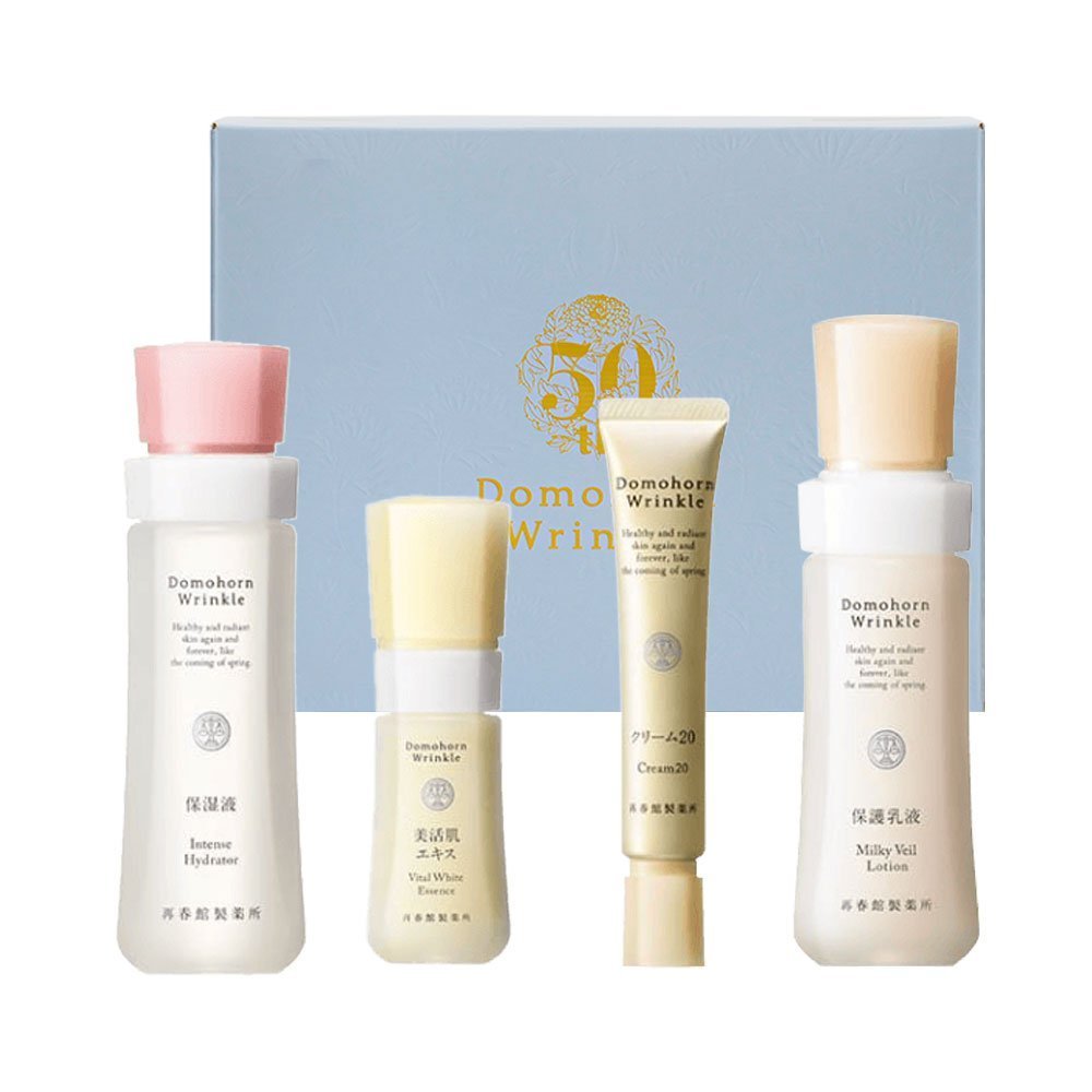 DOMOHORN WRINKLE 4 Piece in Stylish Set Gift Box – Made in Japan