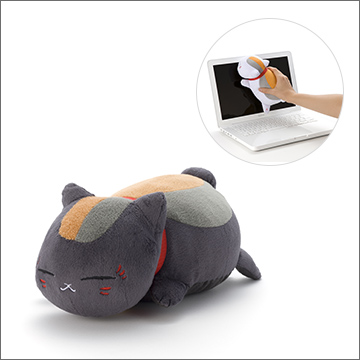 夏目友人帳 クリーナー付ぬいぐるみ 黒ニャンコ｜商品情報｜タカラ