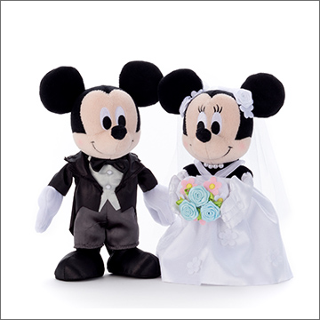 ディズニーキャラクター／ブライダル ミッキーマウス＆ミニーマウス