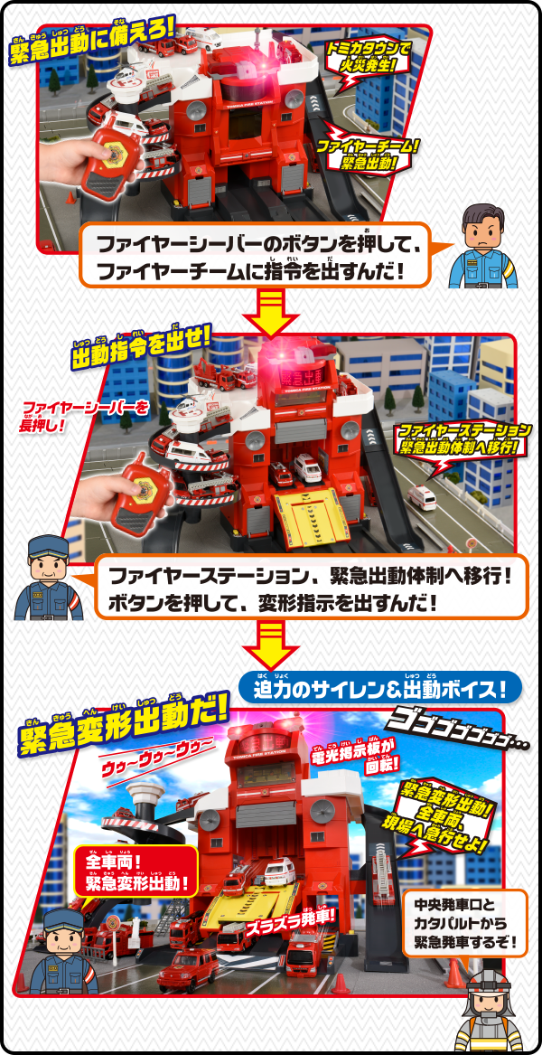 ファイヤーステーション｜トミカワールド｜トミカ｜タカラトミー