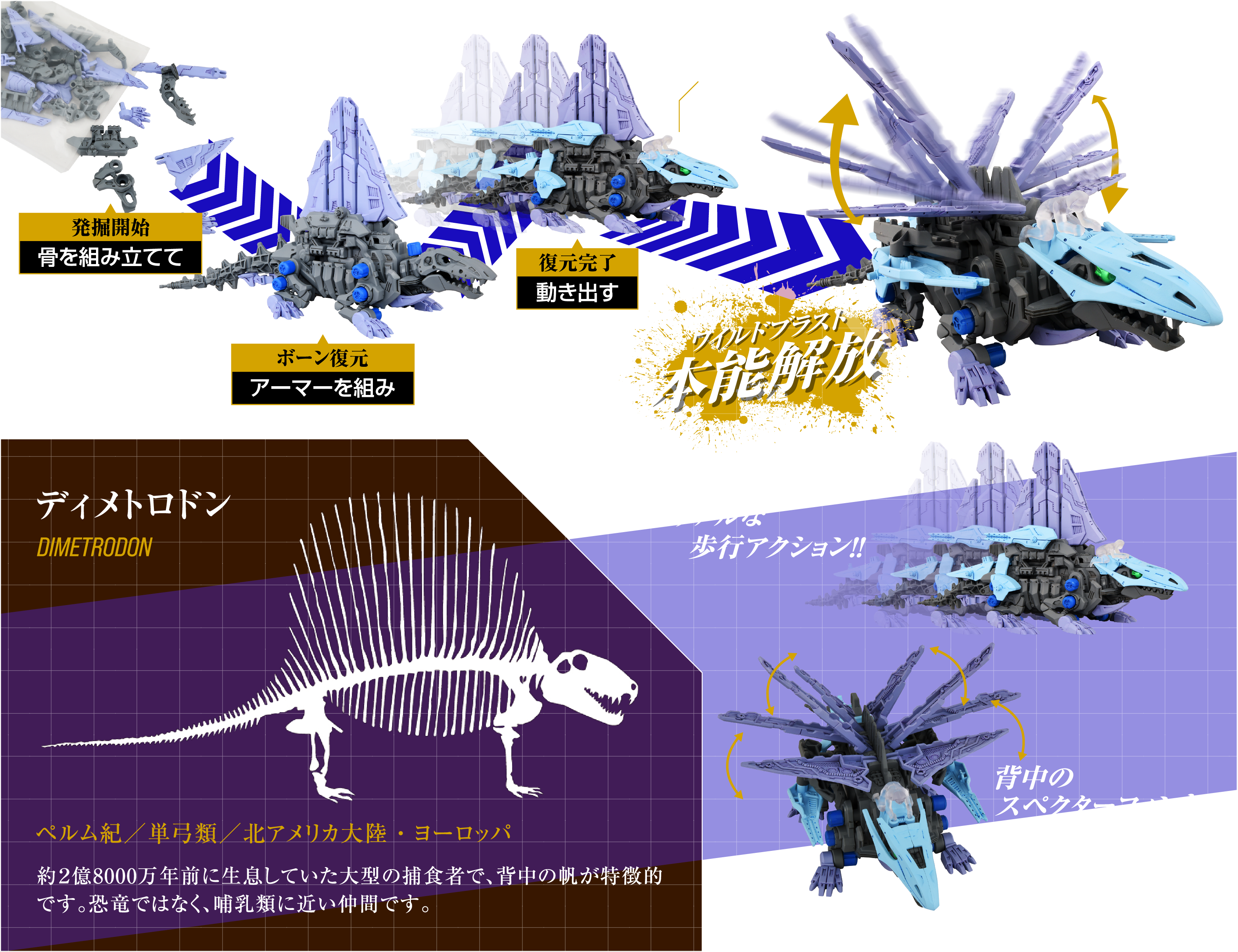 ZOIDS × 大絶滅展コラボ｜SYNERGENEX/シナジネクス｜T-SPARK公式サイト