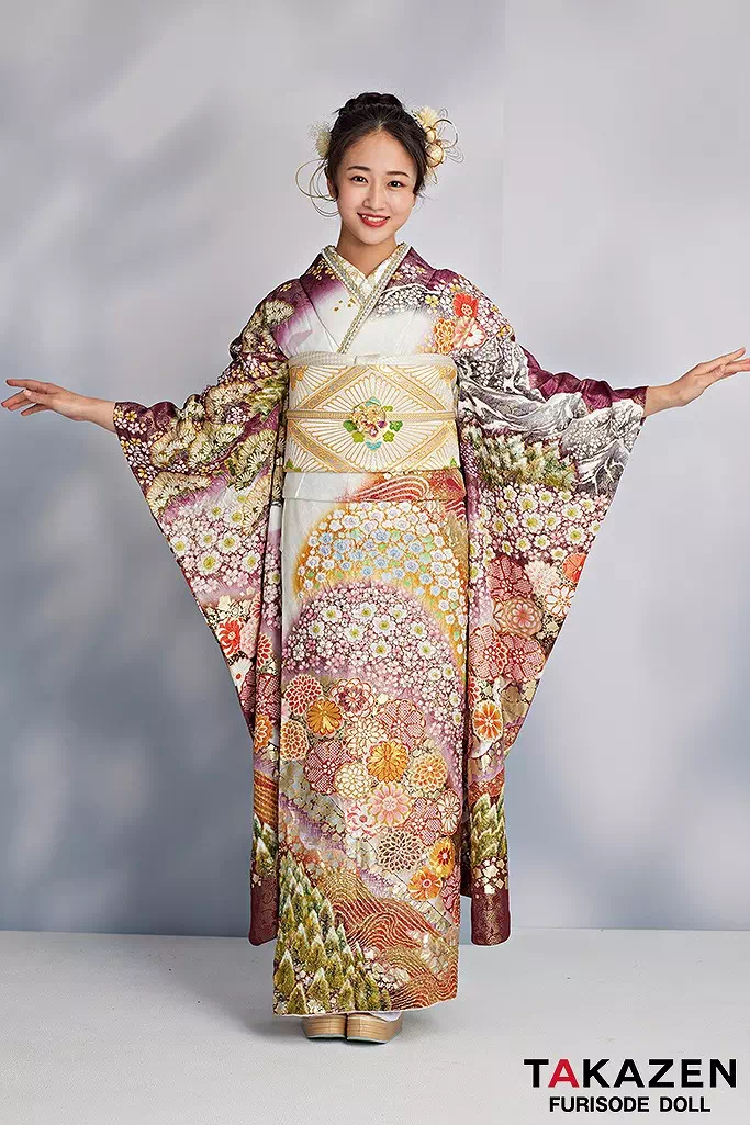 振袖フルセット 身丈161裄63 豪華振袖 暈し染め 金彩 逸品 成人式 振袖