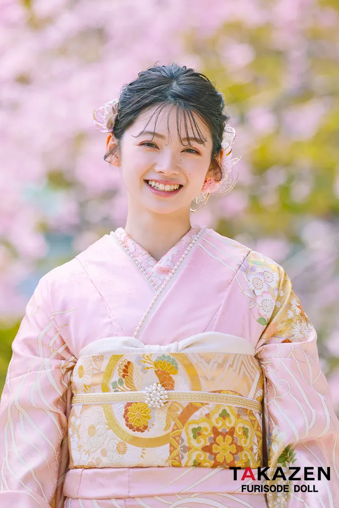 プレミアム古典 ピンク/淡い色 吉澤織物/最高級手描友禅 吉祥文様/流水