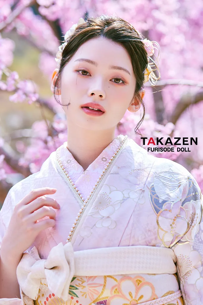 格安正統派古典 赤/グリーン(緑色) 牡丹柄 上品 大人かわいい 古典振袖