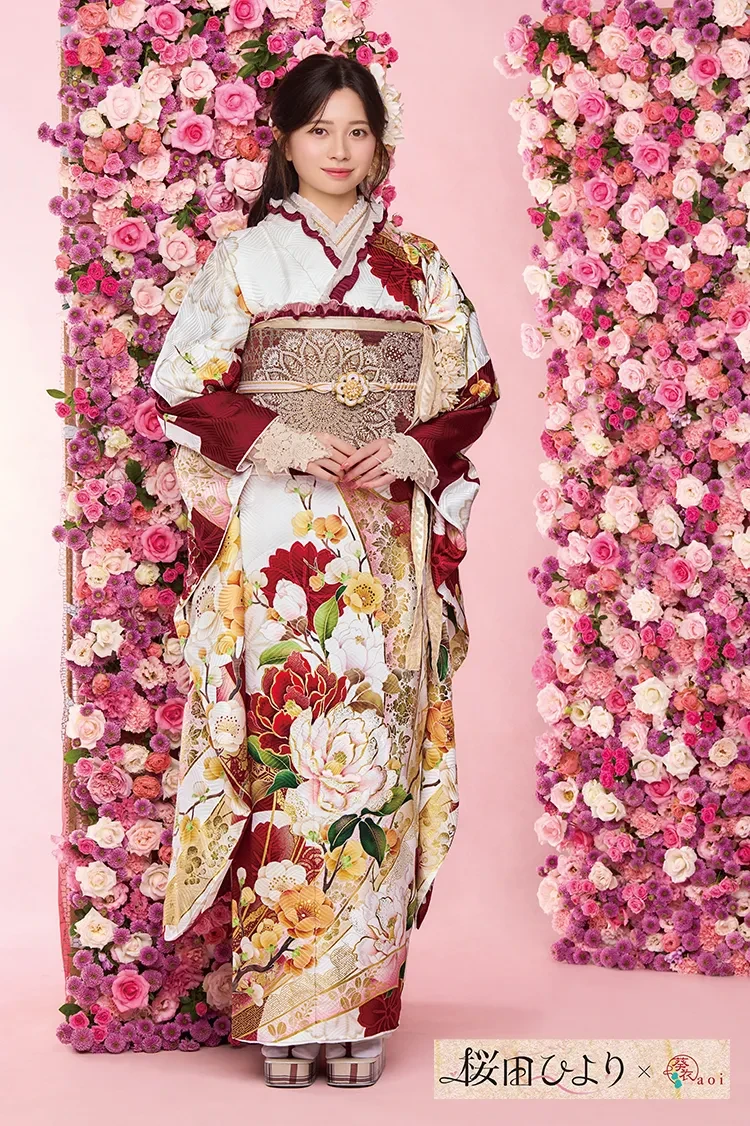 桂由美プレミアム ピンク/淡い色/くすみカラー 牡丹柄 高級古典/華やか