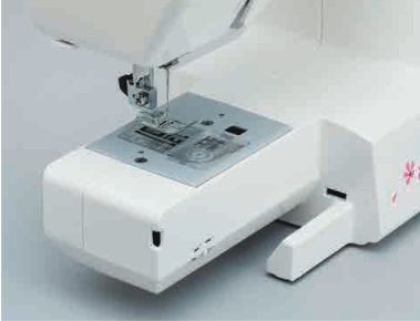 ジャノメ シェーネ、厚手に強い実用パワフルミシン、大型液晶、清掃