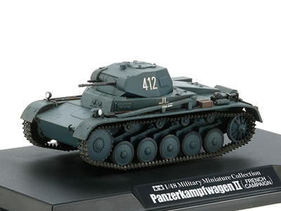 タミヤ 1/48 MMコレクション ドイツII号戦車 （フランス戦線） （完成