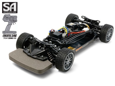 タミヤ セミアッセンブルシリーズ 1/10RC SA 4WDレーシングカー 完成