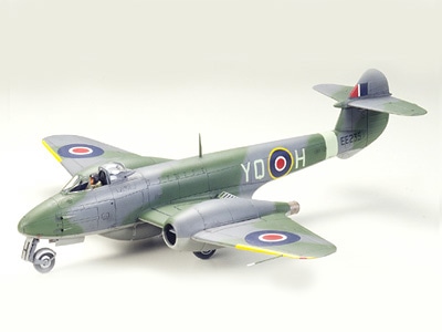 タミヤ 1/48 傑作機シリーズ グロスター ミーティア F.3 | タミヤ
