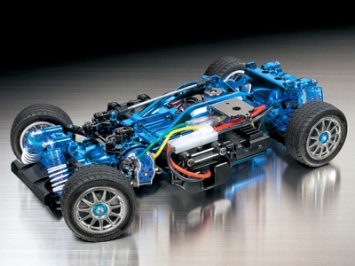 タミヤ RC限定シリーズ 1/10RC M-05 PRO シャーシキット (ブルーメッキ