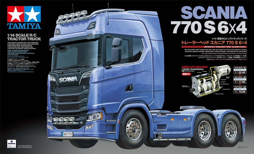 Tamiya 56368 1/14 Scania 770 S 6X4 / Tamiya USA