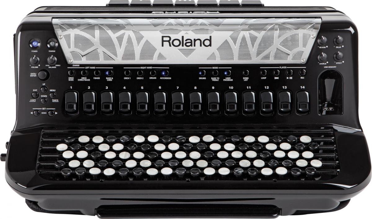 Roland V-accordion FR-8Xb【黒】 (92ボタン/120ベース) - 谷口楽器