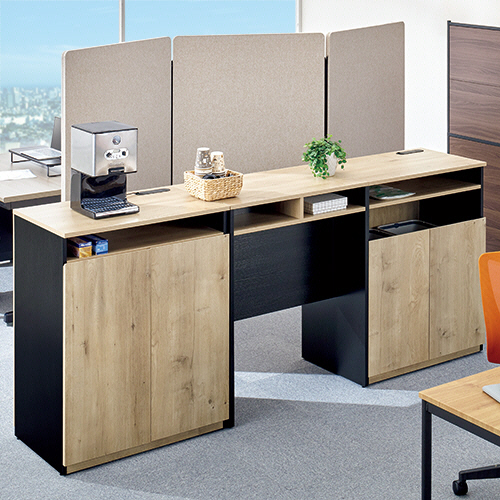 たのめーる】エランサ 木製カフェカウンター テーブルタイプ 幅800mm