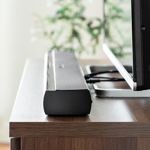 たのめーる】サンワダイレクト サウンドバースピーカー 100W出力