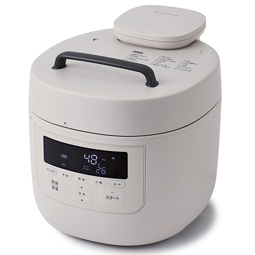 たのめーる】シロカ 電気圧力鍋 おうちシェフPRO L 呼び容量5L グレー