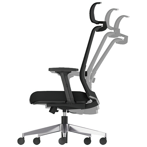 たのめーる】コクヨ ENTRY2(エントリー)チェアー 肘なし 背:ブラック