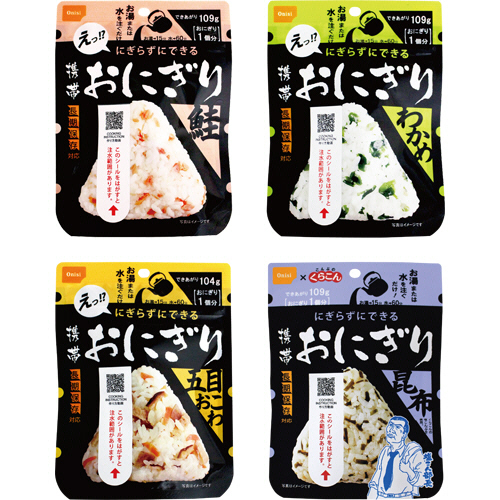 たのめーる】尾西食品 尾西の携帯おにぎり 4種詰合せセット 1ケース(60
