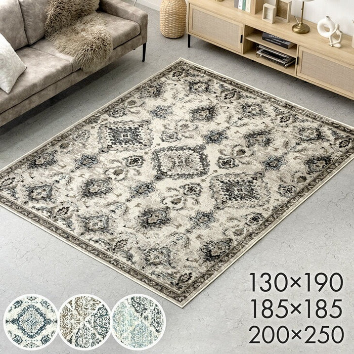 200×250］ウィルトン織 ラグ 3畳 高密度170万ノット ウィルトン