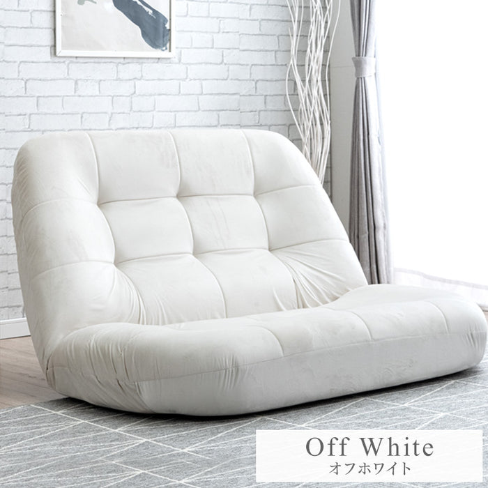 2人掛け リクライニング 座椅子 ポケットコイル ソファ〔15210066