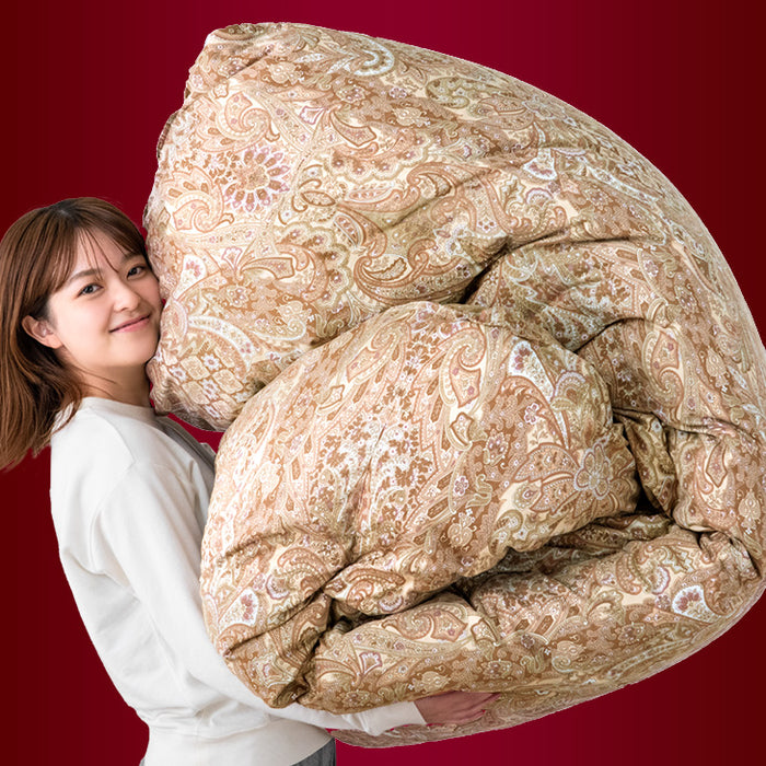 クリアランス】[シングル] 羽毛布団 超増量1.5kg 日本製 マザーグース