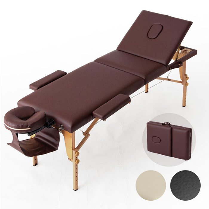 リクライニング機能付 マッサージベッド 折り畳み 収納 マッサージ用