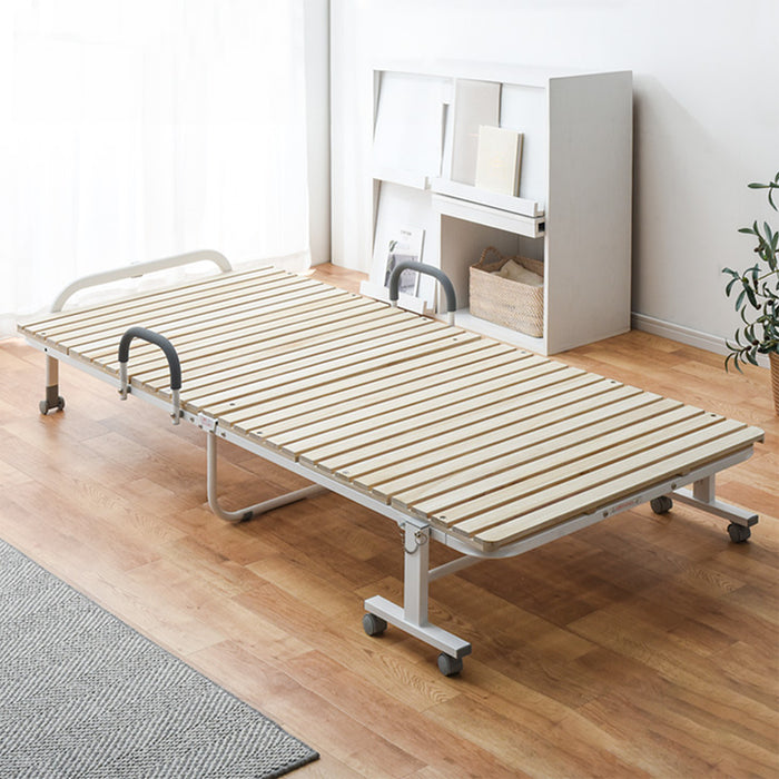 シングルワイド] 19万台突破!! 湿気に強い桐すのこ 折りたたみベッド