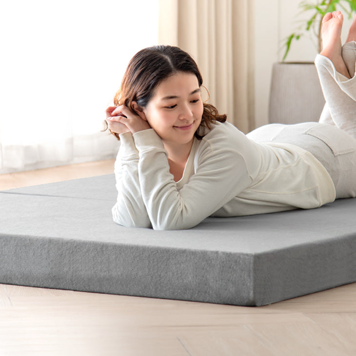 シリーズ累計230万枚突破》［ダブル］「純」高反発マットレス 3つ折り