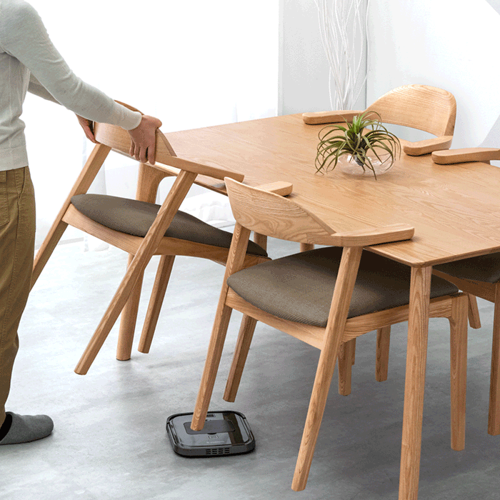 4脚セット] お掃除ロボット対応 北欧 ダイニングチェア 完成品