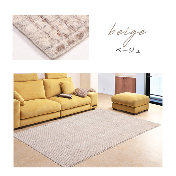 70×120】手織り ラグ 天然ウール100％ 羊毛 ラグマット カーペット