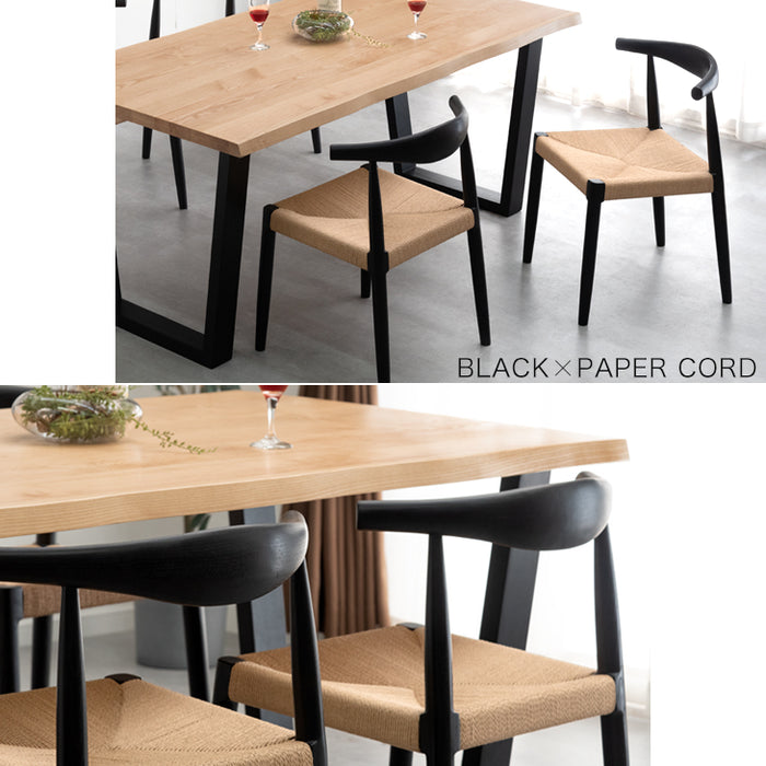 ≪選べる3タイプ≫［4脚セット］ダイニングチェア 天然木アッシュ 完成