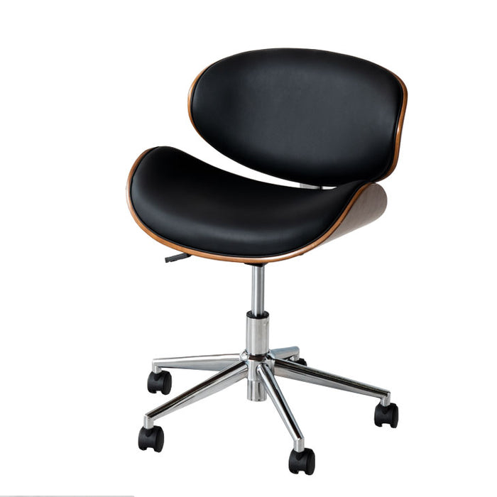 オフィスチェア ミッドセンチュリーデザイン モダン 木目調 昇降式