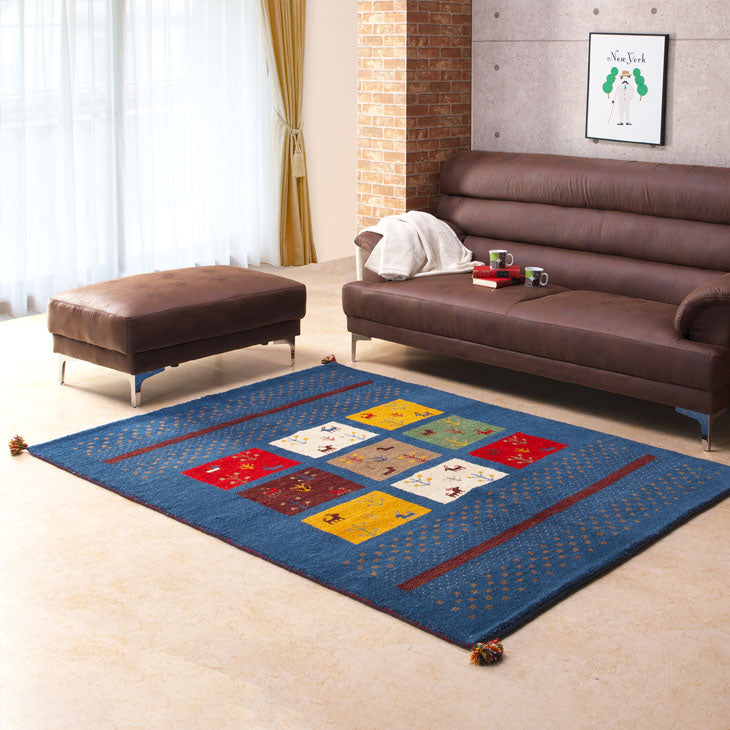 ギャッベ ラグ 100✖️140 ギャッベ 絨毯 ラグ 100×140 【公式通販】