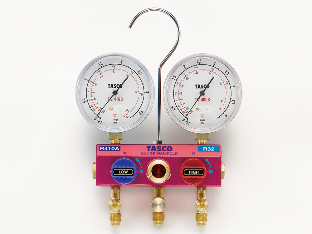 R410AR32用ボールバルブ式ゲージマニホールド | 株式会社 イチネン TASCO