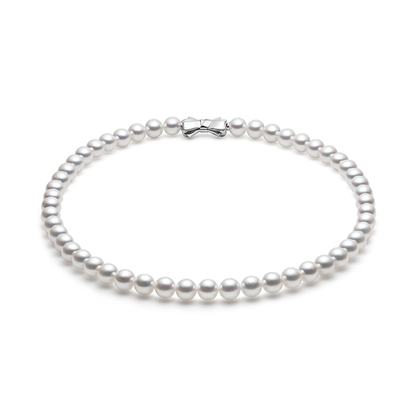 あこや真珠 ネックレス (8.0mm・グレードA) UR-080A-SIL|ネックレス